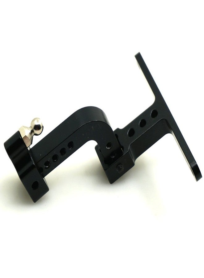 Que-T Aluminum Adjustable Drop Hitch Receiver for 1/10 Axial SCX10 RC Model Crawler Car Black #C - Image 5